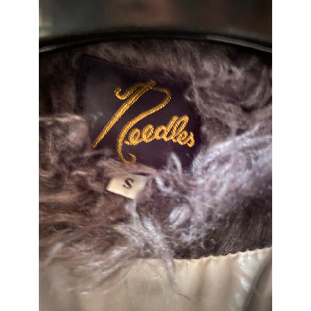 needles V-neck Coat Acrylic far CURL GRYジャケット/アウター