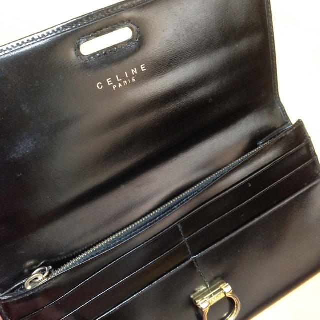 celine(セリーヌ)のセリーヌ黒長財布 レディースのファッション小物(財布)の商品写真