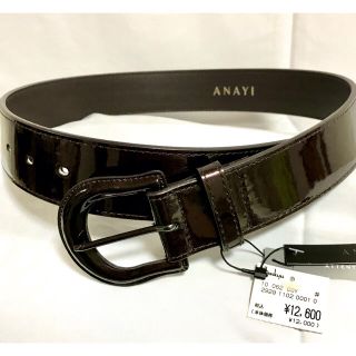 アナイ(ANAYI)の新品　未使用　アナイ　エナメル　牛革ベルト(ベルト)