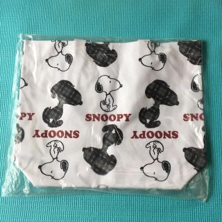 スヌーピー(SNOOPY)のスヌーピートートバック(白)(トートバッグ)