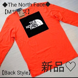 ノースフェイス(THE NORTH FACE) オレンジ メンズのTシャツ 