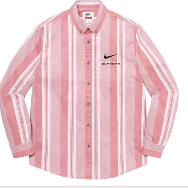 Supreme Nike Cotton Twill Shirt Pink