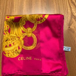 セリーヌ(celine)のヴィンテージ セリーヌ スカーフ　未使用品(バンダナ/スカーフ)