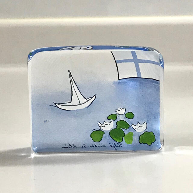 iittala ヘルヤ ガラスカード "Suomen kesä"