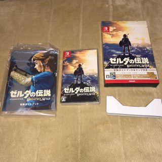 ニンテンドウ(任天堂)のゼルダの伝説 ブレス オブ ザ ワイルド ～冒険ガイドブック＆マップ付き～（数量(家庭用ゲームソフト)