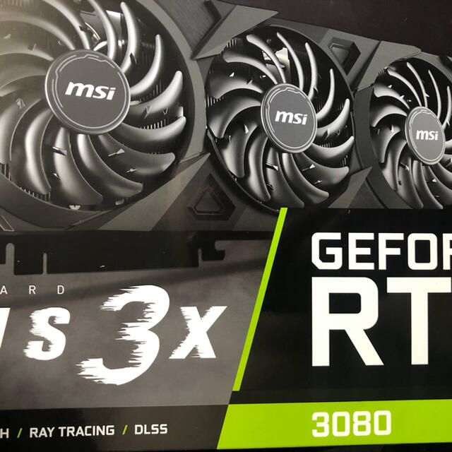 MSI RTX3080 VENTUS 3XPC/タブレット