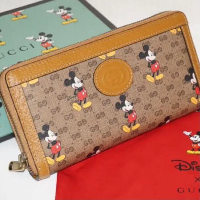 新作グッ Gucci - GUCCI ディズニー ミッキー 長財布 グッチ 【新品未