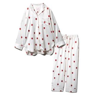 限定数のみ 【新品】パジャマ♡ルームウェア♡いちご♡イチゴ♡GU