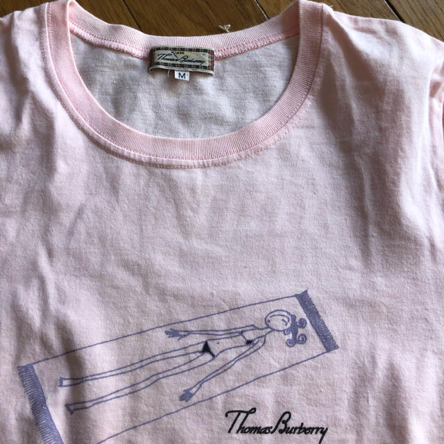 BURBERRY(バーバリー)のThomas Burberry トーマスバーバリー  ピンク半袖TシャツM レディースのトップス(Tシャツ(半袖/袖なし))の商品写真