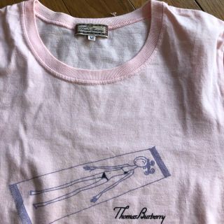 バーバリー(BURBERRY)のThomas Burberry トーマスバーバリー  ピンク半袖TシャツM(Tシャツ(半袖/袖なし))