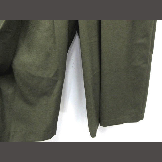 CLANE(クラネ)のクラネ CLANE パンツ ガウチョ ワイド タック クロップド 緑 0 /AO レディースのパンツ(その他)の商品写真