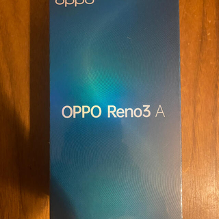 オッポ(OPPO)の[新品未開封] OPPO Reno3 A SIMフリー残債なしブラック128GB(スマートフォン本体)