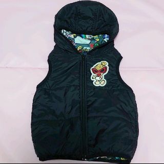 値下げ！ヒスミニ♡リバーシブルダウンベスト♡90 www.sudouestprimeurs.fr