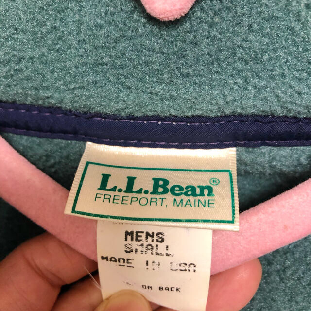 L.L.Bean(エルエルビーン)の【希少カラーL.L.Bean】ハーフボタンフリース スナップt プルオーバー メンズのジャケット/アウター(ブルゾン)の商品写真