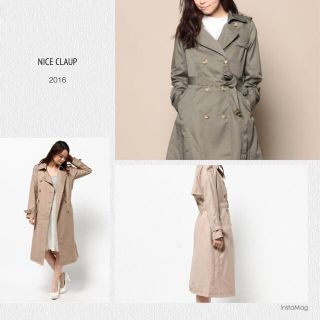 ナイスクラップ(NICE CLAUP)の新品タグ付き♡破格♡NICE CLAUP♡ロングトレンチコート(トレンチコート)