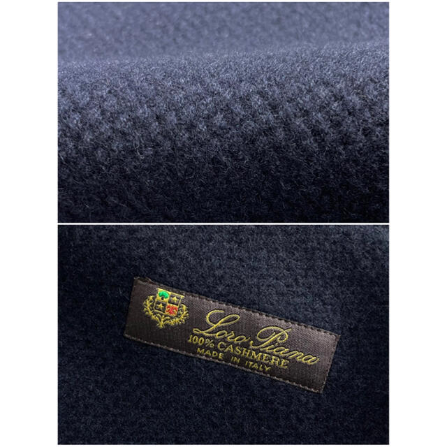 LORO PIANA(ロロピアーナ)のA2  ロロピアーナ　カシミヤ　パーカー　コート　ネイビー　50 メンズのジャケット/アウター(マウンテンパーカー)の商品写真