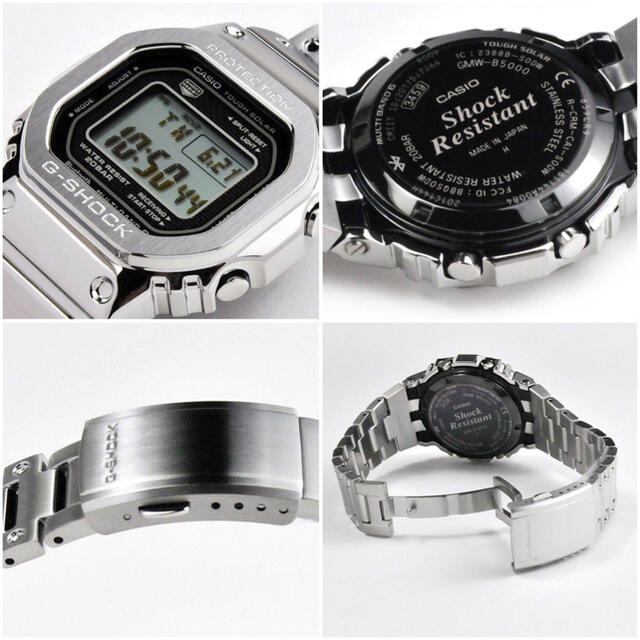 G-SHOCK(ジーショック)のカシオ G-SHOCK GMW-B5000D-1JF フルメタル 電波時計 メンズの時計(腕時計(デジタル))の商品写真