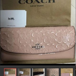 コーチ(COACH)のコーチ　新品未使用　財布　ピンク　長財布　軽量(財布)