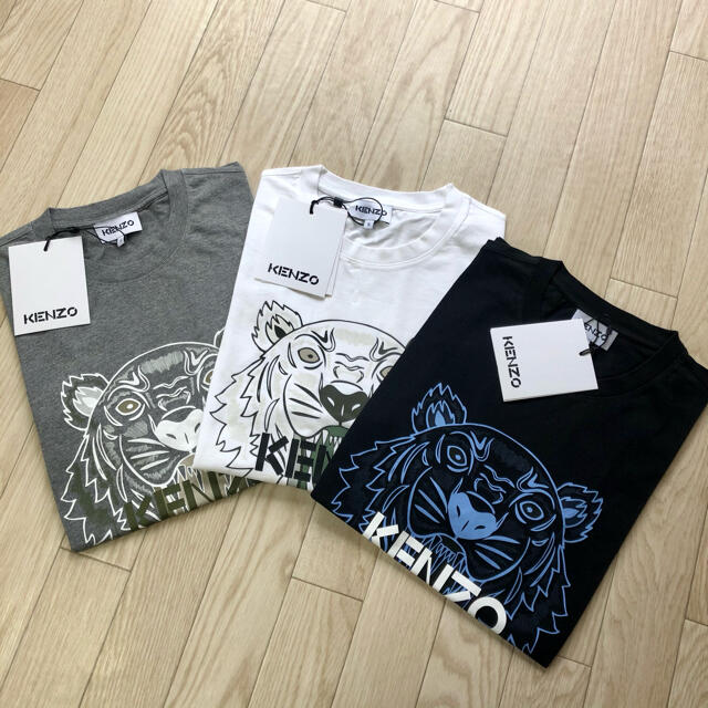 KENZO(ケンゾー)の新品 Kenzo ケンゾー タイガープリント Tシャツ ホワイト メンズのトップス(Tシャツ/カットソー(半袖/袖なし))の商品写真