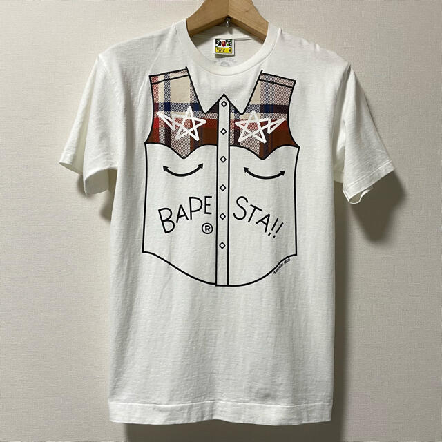 A Bathing Ape レッドチェック ビッグマイロ Tシャツ NIGO期