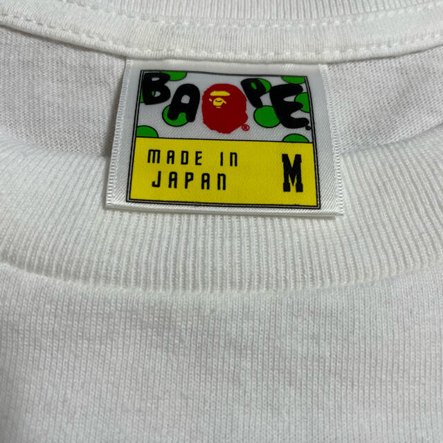 A BATHING APE(アベイシングエイプ)のA Bathing Ape FIRE BAPE ロゴ 銀箔 Tシャツ NIGO期 メンズのトップス(Tシャツ/カットソー(半袖/袖なし))の商品写真