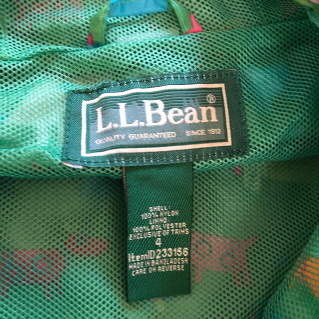 L.L.Bean(エルエルビーン)のL.L.Bean レインジャケット・パンツ　4Ｔ キッズ/ベビー/マタニティのこども用ファッション小物(レインコート)の商品写真