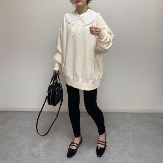 ザラ(ZARA)の★新品 GU ジーユー 美シルエット プリーツカラーブラウス 襟付きブラウス(シャツ/ブラウス(長袖/七分))