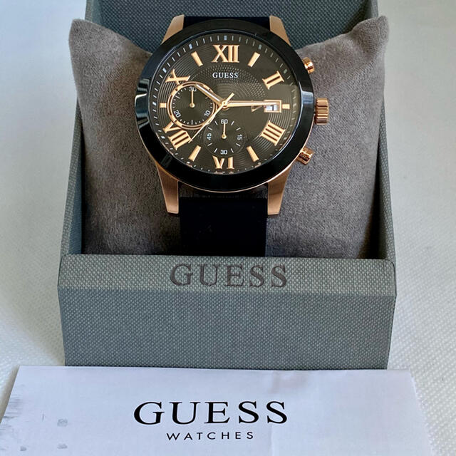 GUESS - 新品 GUESS メンズ腕時計 日本製クオーツ プラスチック バンド