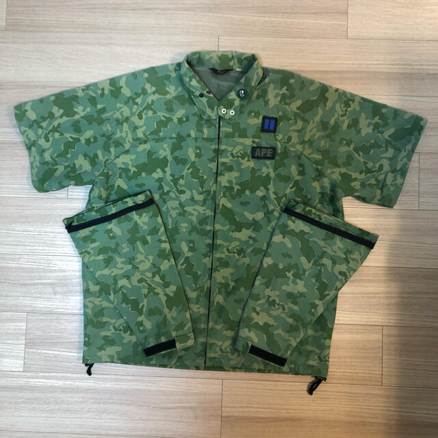 A BATHING APE デザートカモ 2wayレインジャケット XL 【オンライン