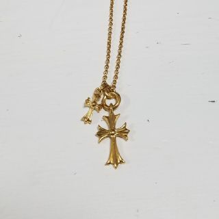 クロムハーツ(Chrome Hearts)のクロムハーツ　Chrome Hearts  セット売り　厚塗り金メッキ加工！(ネックレス)