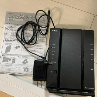 エヌイーシー(NEC)の無線LAN Aterm WG2600HS(PC周辺機器)