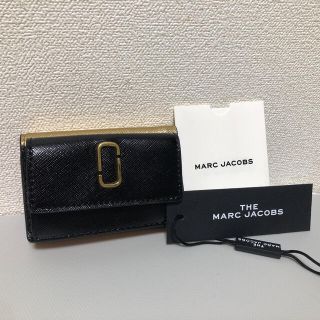 マークジェイコブス(MARC JACOBS)のマークジェイコブス・ミニ財布・ゴールド&ブラック&ピンク(財布)