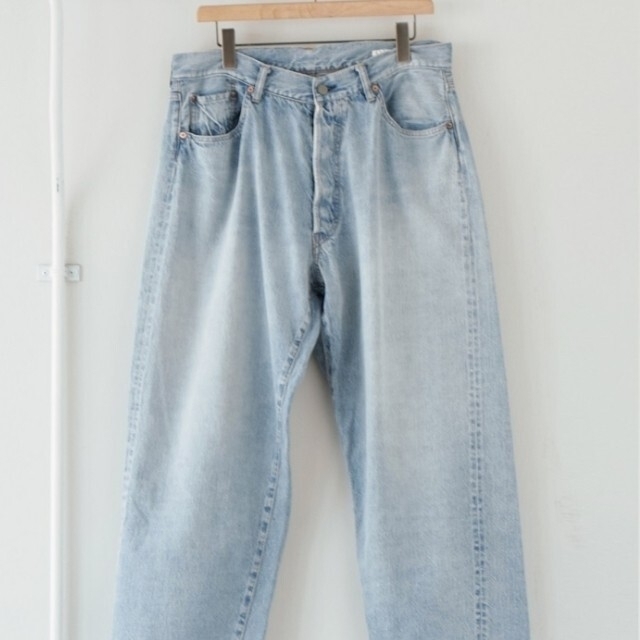 デニム/ジーンズ新品 21SS comoli DENIM 5P PANTS デニム BLEACH