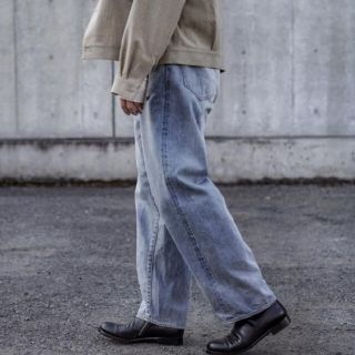 size1 COMOLI BLEACH DENIM コモリ ブリーチ　デニム