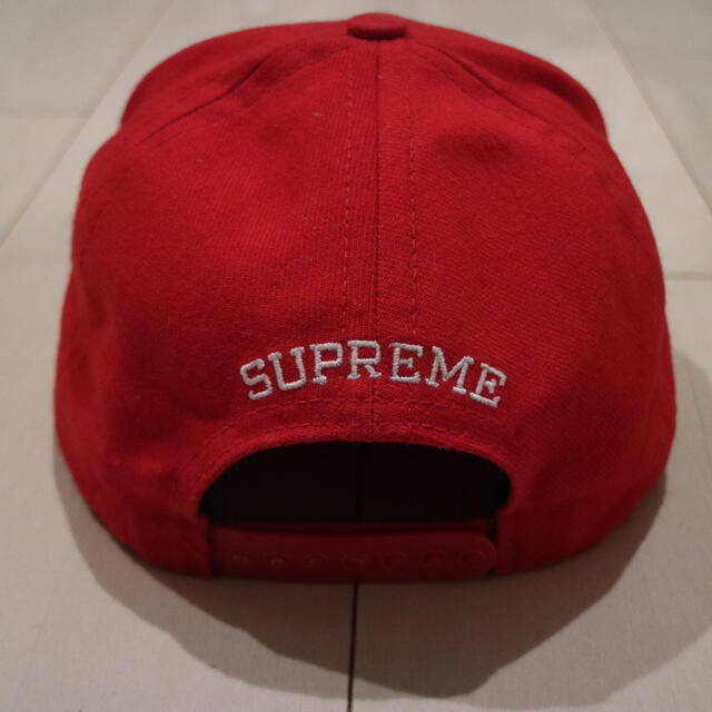 supreme cap シュプリーム キャップ 赤 USA - キャップ