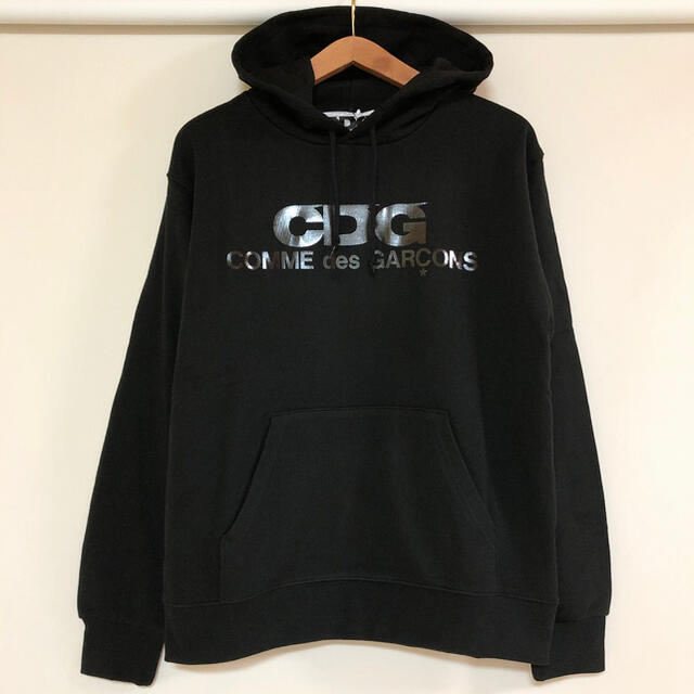 COMME des GARCONS - 新品 コムデギャルソン CDG 同色ロゴ フーディ