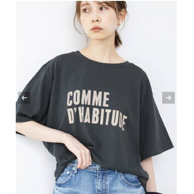 IENA(イエナ)の《新品》IENA COMME DHABITUDE Tシャツ レディースのトップス(Tシャツ(半袖/袖なし))の商品写真