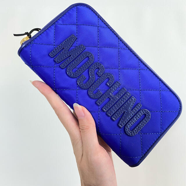 MOSCHINO 長財布(黒／キルト)