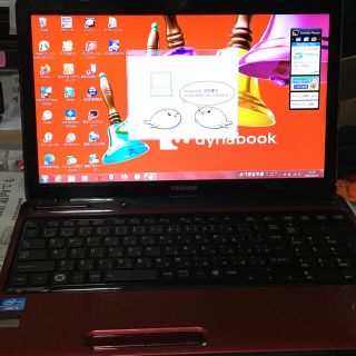 トウシバ(東芝)の東芝　dynabook t451/46 モデナレッド(ノートPC)