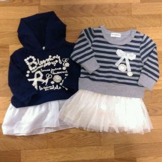 チュニュック♡２枚セット(シャツ/カットソー)