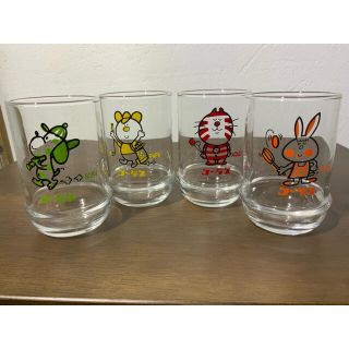 モリナガニュウギョウ(森永乳業)の昭和レトロ　森永コーラス　グラス　4個セット(グラス/カップ)