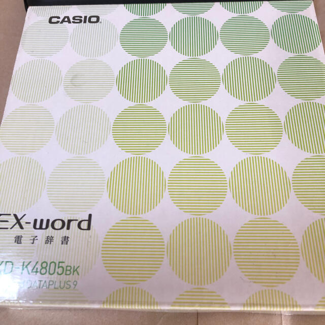 カシオ XD-K4805BK ブラック　専用のケース付き