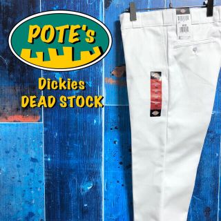 ディッキーズ(Dickies)の【デッドストック　ディッキーズ】874オリジナルフィットホワイトチノパン(チノパン)