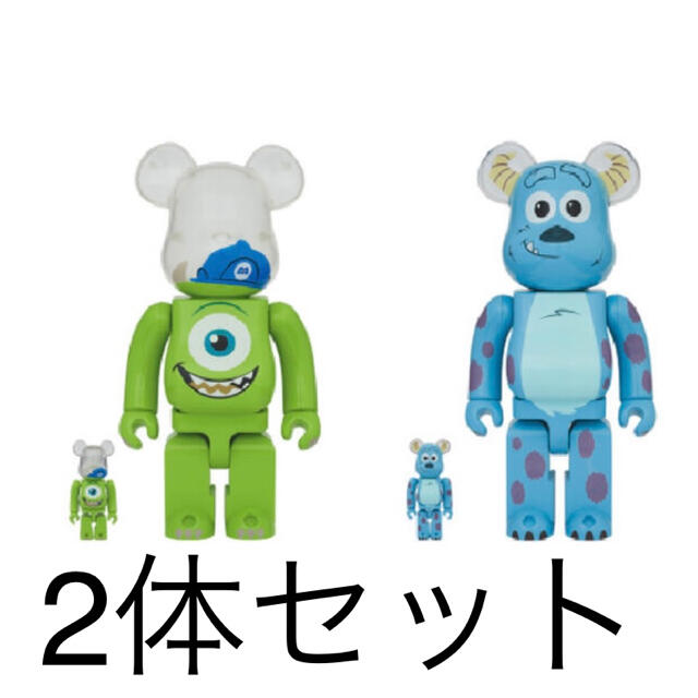BE@RBRICK MIKE & SULLEY 100％ & 400％　セット