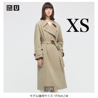 ユニクロ(UNIQLO)の【新品未使用・タグ付き】uniqlou トレンチコート XS(トレンチコート)