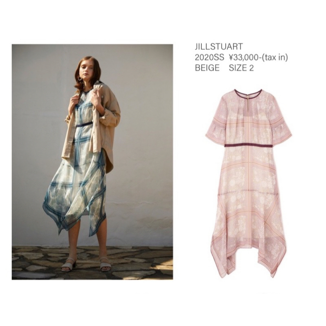 JILLSTUART - 2020SS □ JILLSTUART タビスカーフワンピースの通販 by