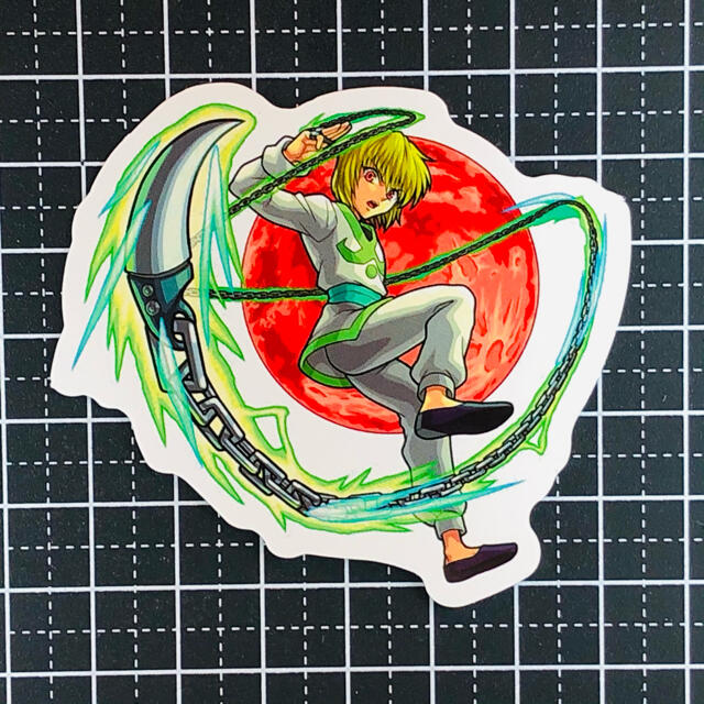 防水ステッカー HUNTER×HUNTER クラピカ クルタ族 緋の目の通販 防水ステッカー HUNTER×HUNTER クラピカ クルタ族 緋の目の通販