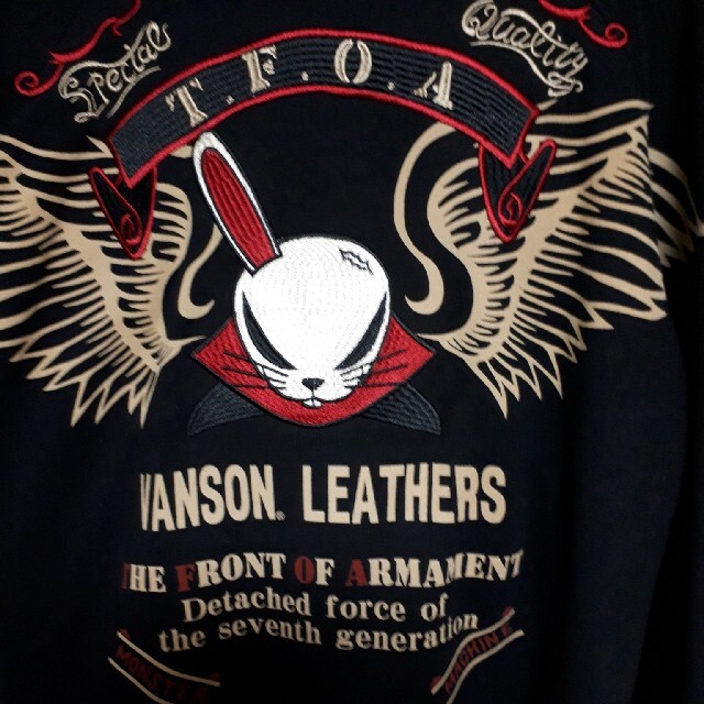 VANSON(バンソン)のデスラビットパーカー メンズのジャケット/アウター(その他)の商品写真