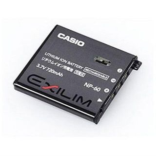 カシオ(CASIO)の新品 NP-60 純正 バッテリー Casio カシオ EXILIM(デジタル一眼)