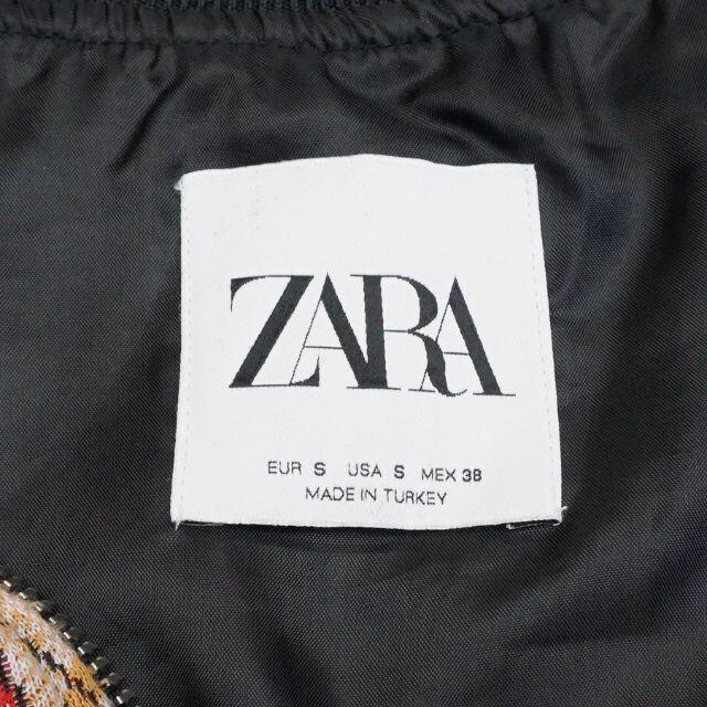 ZARA - 【最終値下げ】ZARA ジャガード ブルゾン ボンバージャケット ...